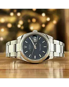 Rolex Oyster Perpetual Date Blue Dial Automatic