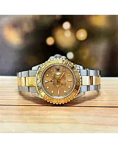 Rolex Yacht-Master 29MM Ladies Steel & Yellow Gold Champagne Dial