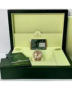Rolex Day-Date II President 41MM Rose Gold Diamond Dial