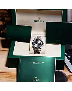 Rolex Datejust 36 Oystersteel & 18k White Gold Wimbledon
