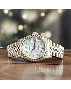 Rolex President Datejust 18K Yellow Gold Diamond