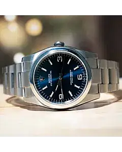 Rolex Oyster Perpetual 36MM Blue Dial Steel Automatic