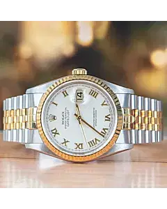 Rolex Datejust 36 MM Steel & Yellow Gold Automatic Watch