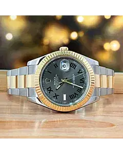 Rolex Datejust II Wimbledon 41 MM Slate Gray Dial Watch