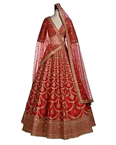 Sabyasachi Red Bridal Lehenga