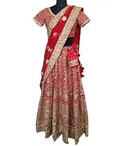 Sabyasachi Red Lehenga