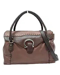 Salvatore Ferragamo Vintage Leather Shoulder Bag
