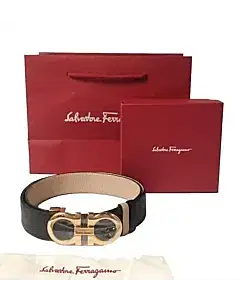 Salvatore Ferragamo Gancini Adjustable and Reversibel Belt