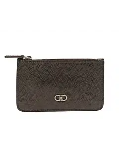 Salvatore Ferragamo Gancini Key Ring Card Holder Pouch