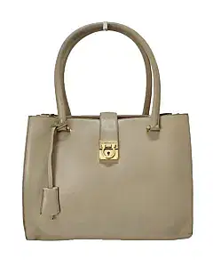 Salvatore Ferragamo Marlene Leather Handbag
