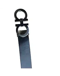 Salvatore Ferragamo Double Gancini Leather Belt
