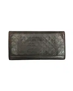 Salvatore Ferragamo Long Bifold Leather Wallet