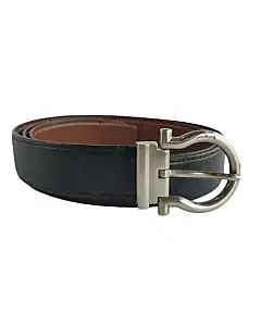 Salvatore Ferragamo Single Gancini Reversible Belt