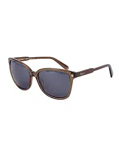 Salvatore Ferragamo Sunglasses Light Brown Frame