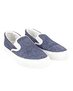 Ferragamo Women's Denim Slip-On Sneakers