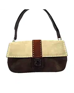 Salvatore Ferragamo Suede Shoulder Bag