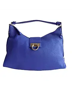Salvatore Ferragamo Fanisa Hobo Pebbled Leather Bag