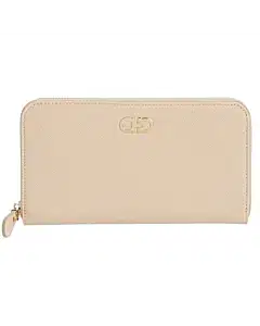 Salvatore Ferragamo Leather Zip Around Wallet