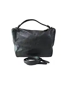 Salvatore Ferragamo Au-21/D286 Black Leather Cross Body Bag