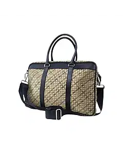 Salvatore Ferragamo Gancini Monogram Laptop Bag