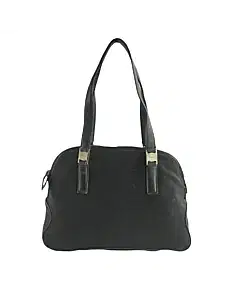 Salvatore Ferragamo Black Nylon Shoulder Bag