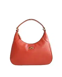 Salvatore Ferragamo Romana Gancini Saffiano Hobo Bag