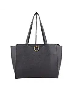 Salvatore Ferragamo Leather Gemini Tote