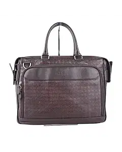 Ferragamo Brown Briefcase