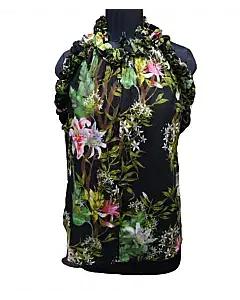 Isabel Marant Etoile Wilton Floral-Print Ruffle-Trimmed Top