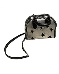 Stella McCartney Silver Falabella Star Shoulder Bag