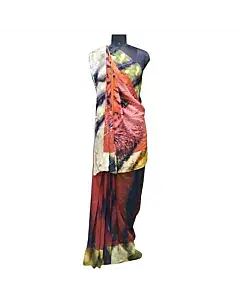 Satyapaul Tiger Print Saree