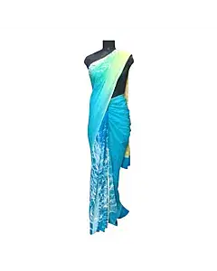 Satyapaul Forest Print Saree