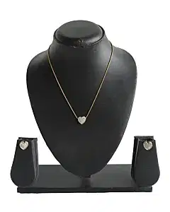 Swarovski Crystal Heart Earring and Necklace Set