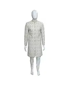 Tasva By Tarun Tahiliani Ivory All Over Hand Embroidered Sherwani