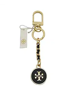Tory Burch Mercer Leather Inlay Key Fobbag Charm