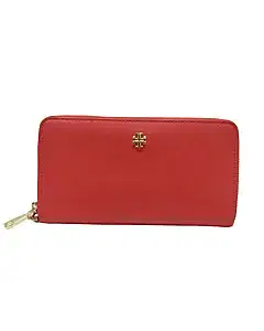 Tory Burch Robinson Leather Continental Zip Wallet