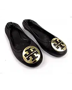 Tory Burch Minnie Travel Logo Ballerina Flat
