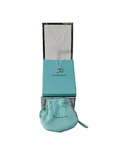 Tiffany & Co. Mini Double Heart Sterling Silver Pendant