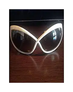 Tom Ford Oversized White Sunglasses