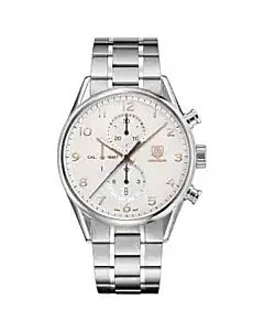 Tag Heuer Carrera Chronograph Automatic Silver Dial Men's Watch