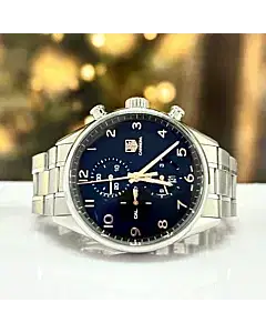 Tag Heuer Carrera Chronograph 43 MM Black Dial