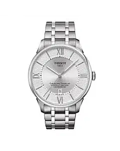 Tissot Chemin Des Tourelles Automatic Stainless Steel Silver Mens Watch