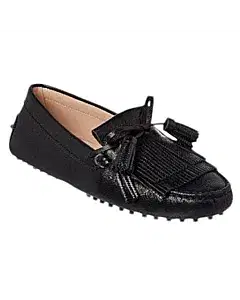 Tods Gommino Fringed Tassel Bow Loafers