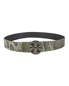 Tory Burch 1.5 Miller Pebbled Powder-Coated Belt