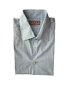 Thomas Pink Blue White Line Shirt