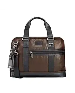 Tumi Alpha Bravo Earle Compact Leather Briefcase