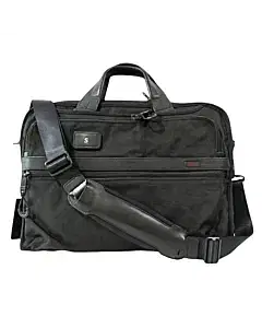 Tumi Laptop Black Canvas Briefcase