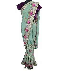 Varun Bhal Saree With Blouse