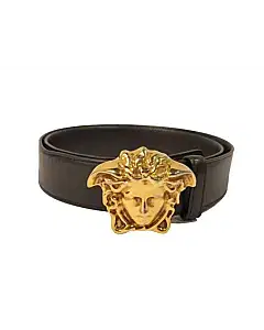 Versace La Medusa Leather Belt