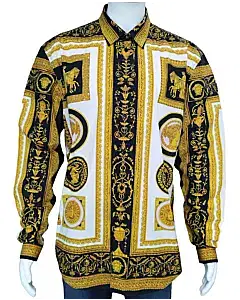 Versace Multicolour Baroque Print Shirt